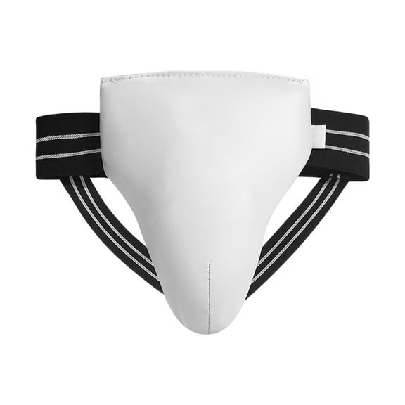 PU Leather Groin Protector for Kids Male Athletes Engaged in Boxing and Martial Art Activity Taekwondo Groin Guard0.