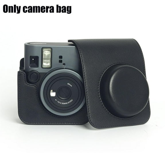 PU Leather Instant Camera Case Scratch Shockproof Storage Bag Portable Retro for Pouch Min Photography