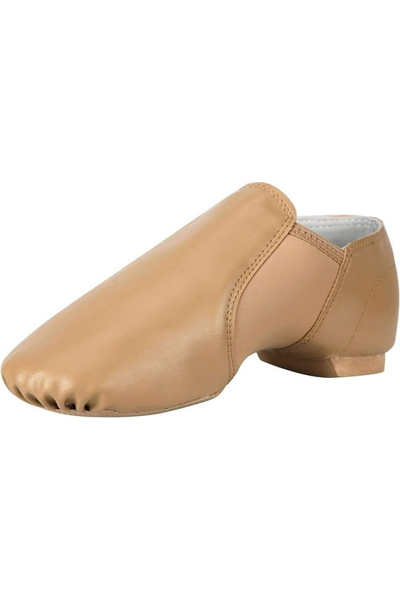 PU Leather Jazz Shoe Slip On Dance Shoes for Girls and Boys (Toddler/Little Kid/Big Kid)