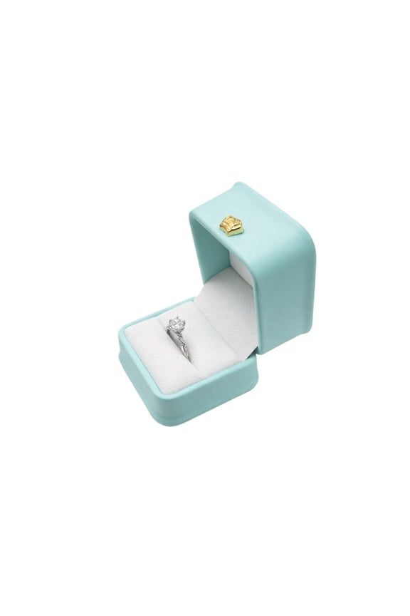 PU Leather Jewelry Ring Box, Wedding Proposal Gift Packaging, Multicolor Display Case