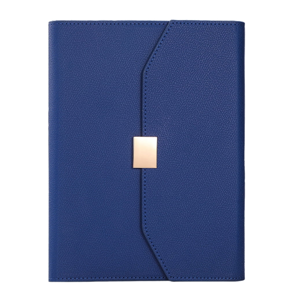 Refillable Journal Notebook with Pen Slot Card Holder 6 Rings Binder Notebook