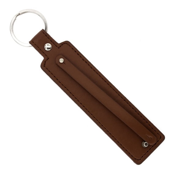 PU Leather Round Keychain Bright Colorful PU Leather Keychain Waist Wallet KeyChains Keyholder Single Metal 14 Colors