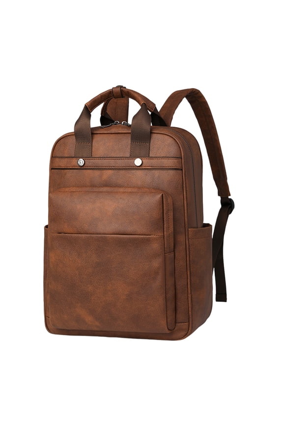 PU Leather Laptop Backpack for Women Travel,16.5 Inch Laptop Bag for Work and College,Large Capacity Teacher Nurse Computer Bag,Perfect for Daily Commute or Business Trips.