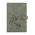 thumbnail image 1 of PU Leather Lined Journal Notebook, A5 Size Hardcover Notebook with Elastic Band, 5.7X8.5inch Embossed Pattern Diary, Thick Paper Notebook for Writing, Journaling, Work and Daily Planning, 1 of 4
