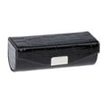 thumbnail image 1 of PU Leather Lipstick Case With Mirror Makeup - Red, as described - Black, as, 1 of 7