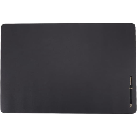 PU Leather Mouse Pad Rectangle Black 400x600x1.7mm