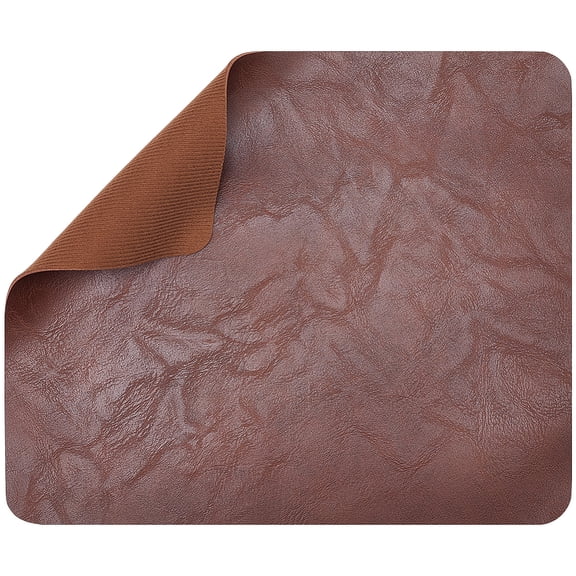 PU Leather Mouse Pad Rectangle Coconut Brown 253x210x1.5mm DIY