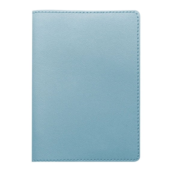 PU Leather Passport Holder, Slim Passport Cover with Card Slots, Travel Passport Wallet, Lightweight Document Organizer for Travel Documents, Cards and Travel Essentials for Men and Women,Light Blue