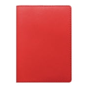 PU Leather Passport Holder, Slim Passport Cover with Card Slots, Travel Passport Wallet, Lightweight Document Organizer for Travel Documents, Cards and Travel Essentials for Men and Women,Red