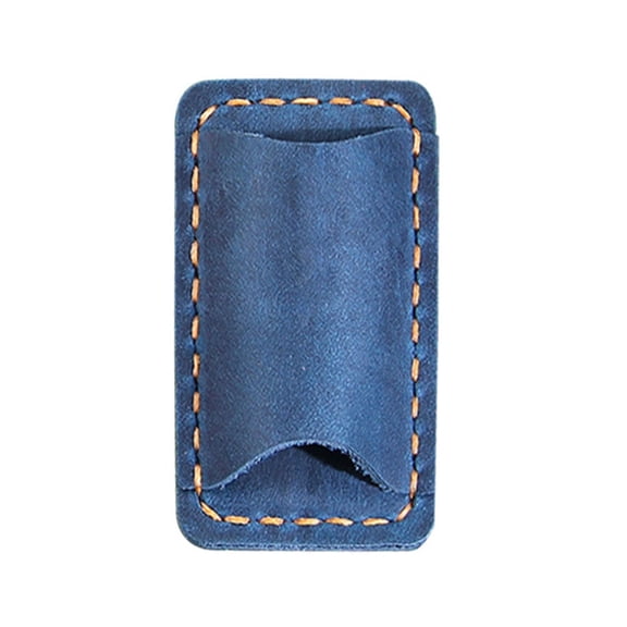 PU Leather Pen Holder 1.6x2.87Inch Leather Pen Holder with Pocket Clip Notebook Pen Holder for Journal Planner Clipboard