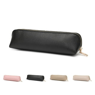 Embossed Leather Pencil Pouch Holder Pen Case – LeatherNeo
