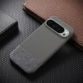 thumbnail image 1 of PU Leather Phone Case for Google Pixel 9 / 9 Pro, Slim Classic Business Hard PC Non-Slip Grip Phone Cover Military Grade Drop Protective Shockproof Women Men Case for Google Pixel 9 / 9 Pro, Gray, 1 of 9