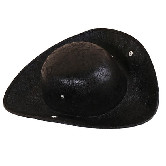 PU Leather Pirate Hat Colonial Tricorn Hat Medieval Pirate Hat Pirate Caps Medieval Accessories for Party