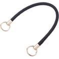 thumbnail image 1 of PU Leather Purse Handle 20.5 Inch Short Leather Handbag Strap Satchel Shoulder Bag Top Handle Bucket Tote Bag Handle with Round Buckle for Hobo Crossbody Purse Designer Handbag Black for DIY, 1 of 6