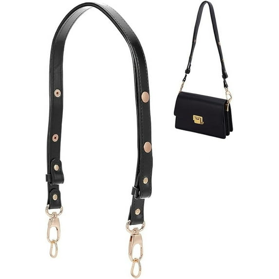 PU Leather Purse Strap 28-45 Inch Adjustable PU Leather Crossbody Bag Strap Replacement Handbag Strap