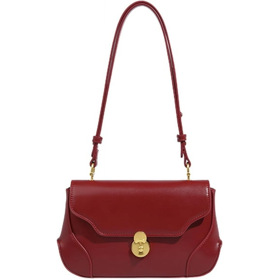 PU Leather Purses and Handbags for Women Retro Adjustable Top Handle Satchel Flap Small Square Bag Daily Shoulder Bag