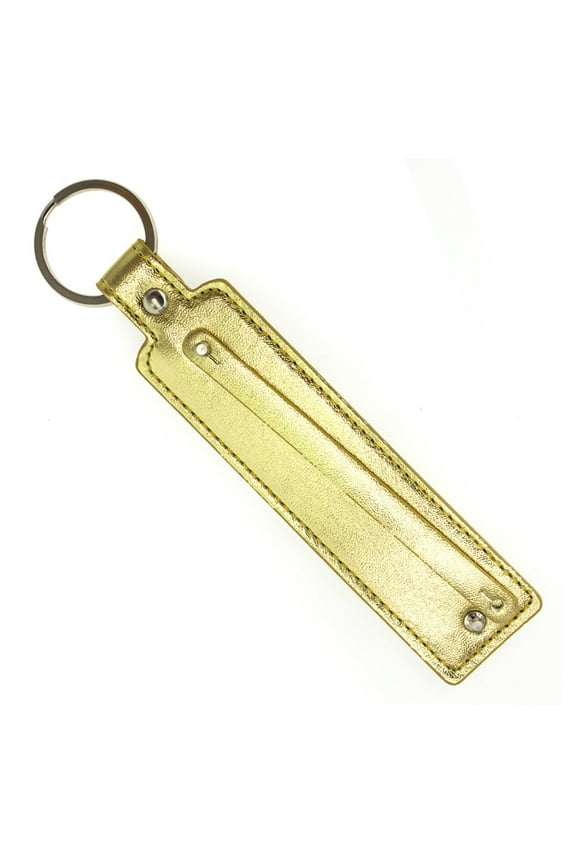 14 Colors Stickout PU Leather Keychain Business Gift Leather Keychain Men Women Car Keystrap Waist Wallet KeyChains