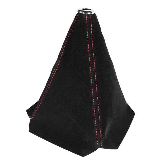 PU Leather Shifter Boot with Black Stitching Manual & Auto Shifter Cover for Most Vehicles,Car Styling Shifter Boot