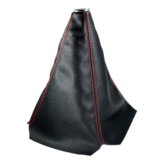 PU Leather Shifter Boot with Black Stitching Manual & Auto Shifter Cover for Most Vehicles,Car Styling Shifter Boot