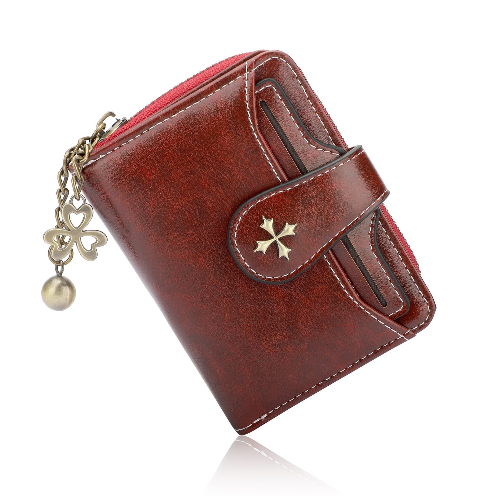 小物 everyone small leather wallet PU Leather Short Wallet for Women, TSV Small Bifold Wallet, Card