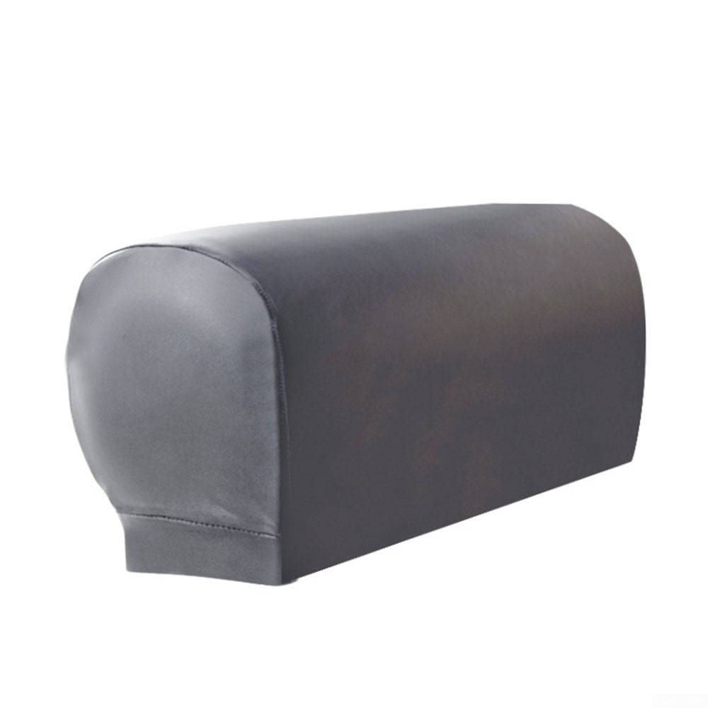 PU Leather Sofa Armrest Covers for Couch Chair Arm Protector Stretch Waterproof