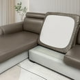 thumbnail image 1 of PU Leather Sofa Cushion Cover, Waterproof Non-Slip Single seat Couch Slipcover, Dustproof Furniture Protector Cover for Living Room Single Sofa, 65 x 65 x 15 cm，D, 1 of 6