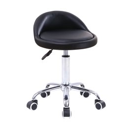 OFM Straton Series Mid Back Black Armless Vinyl Swivel Task Chair