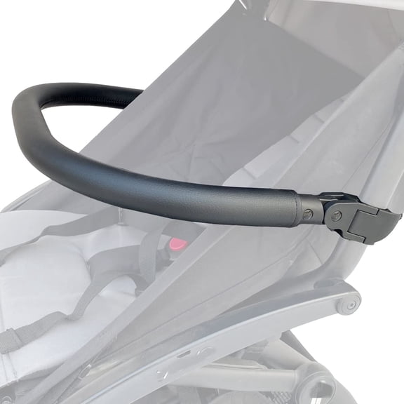 PU Leather Stroller Bumper Bar Compatible with Stokke YOYO3, YOYO2 & Babyzen YOYO+, Foldable Armrest Handle Attachment, for All YOYO Models