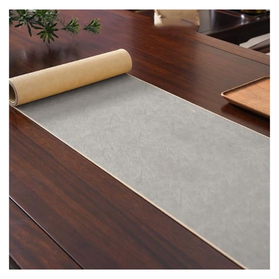 PU Leather Table Runner,Tea Ceremony Tea Mat,Waterproof/Non-Slip/Heat Resistant for Home Events Restaurant Hotel Wedding