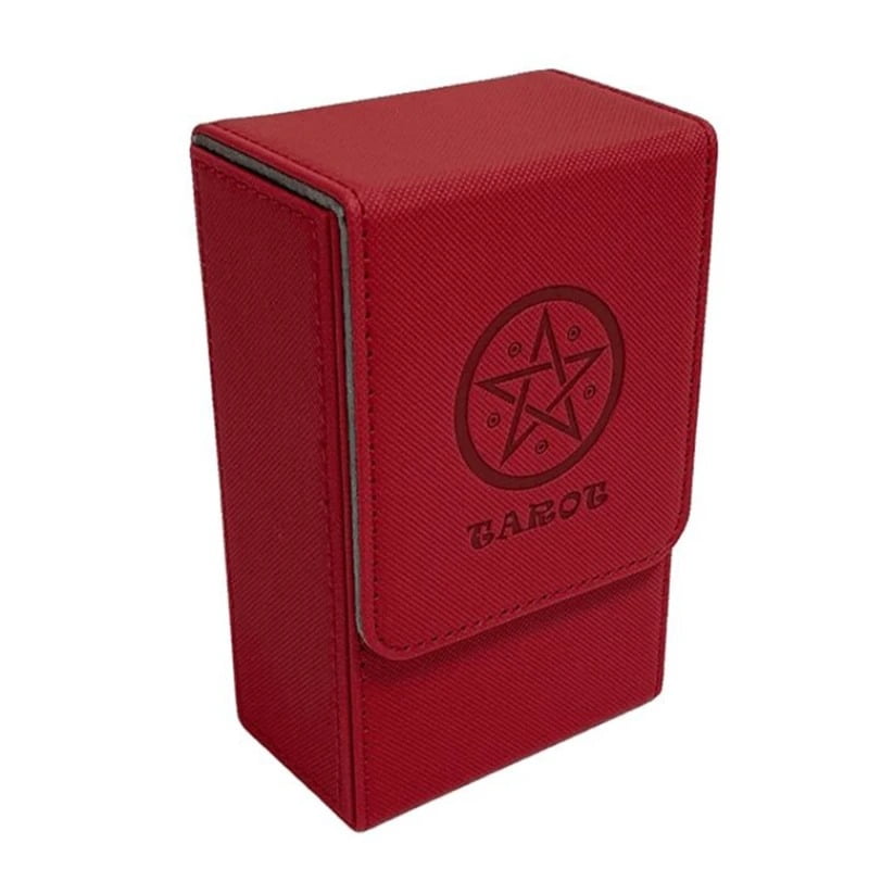 PU Leather Tarots Case Container Collection Capacity Tarot Cards Box ...