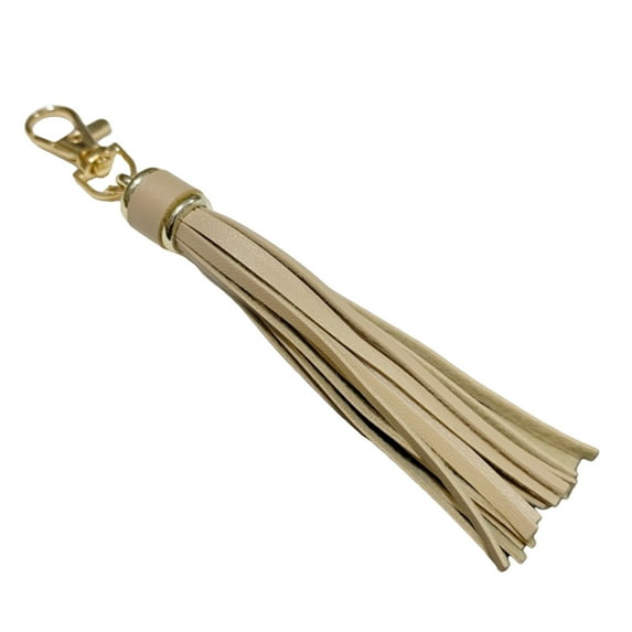 PU Leather Tassels Keychain Colorful Tassels Bag Charm Keychain Crafted From PU Leather For Everyday Use