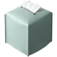 thumbnail image 1 of PU Leather Tissue Box Cover Square – Modern PU Leather Cube Tissue Box Holder Decorative for Bathroom Vanity Countertop/Night Stands/Office Desk, 1 of 6