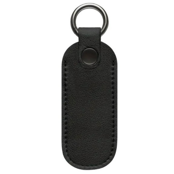 PU Leather USB Flash Drive Protector Secure Snap Closure Keychain Holder Scratch Resistant Travel Essential