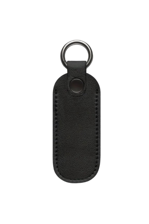 PU Leather USB Flash Drive Protector Secure Snap Closure Keychain Holder Scratch Resistant Travel Essential