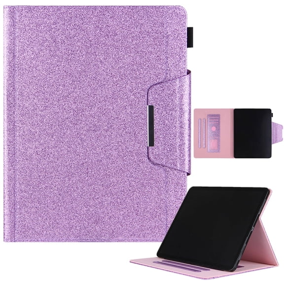 PU Leather Wallet Case For iPad (A16) 11th / 10th Generation (2025/2022) Flip Stand Cover with Card/Pencil Holder