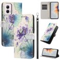 thumbnail image 1 of PU Leather Wallet Case for Motorola Moto G Stylus 5G 2024 with Pattern Design, Built in Kickstand Card Slots Wrist Strap Drop Protective Phone Cover for Motorola Moto G Stylus 5G 2024, C, 1 of 6