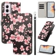 thumbnail image 1 of PU Leather Wallet Case for Motorola Moto G Stylus 5G 2024 with Pattern Design, Built in Kickstand Card Slots Wrist Strap Drop Protective Phone Cover for Motorola Moto G Stylus 5G 2024, G, 1 of 6