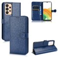 thumbnail image 1 of PU Leather Wallet Case for Samsung Galaxy A53 5G 6.5 Inch, Luxury soft TPU Shockproof Drop Resistant Magnetic Phone Cover with Kickstand Bracket Card Slots Holder Wrist Strap Flip Folio Case,Blue, 1 of 9