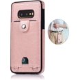 thumbnail image 1 of PU Leather Wallet Case for Samsung Galaxy S10e Necklace Lanyard Case Cover with Card Holder Adjustable Detachable Anti-Lost Neck Strap Case for Samsung Galaxy S10e,Pink, 1 of 14