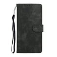 thumbnail image 1 of PU Leather Wallet Case for Samsung Galaxy S22 Plus 6.6 Inch, Soft TPU Shockproof Flip Folio Case with Magnetic Clasp Card Slots Kickstand Wrist Strap Phone Cover for Samsung Galaxy S22 Plus,Black, 1 of 8