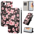thumbnail image 1 of PU Leather Wallet Case for iPhone 16e/17e with Pattern Design, Built in Kickstand Card Slots Wrist Strap Drop Protective Phone Cover for iPhone 16e/17e, G, 1 of 6