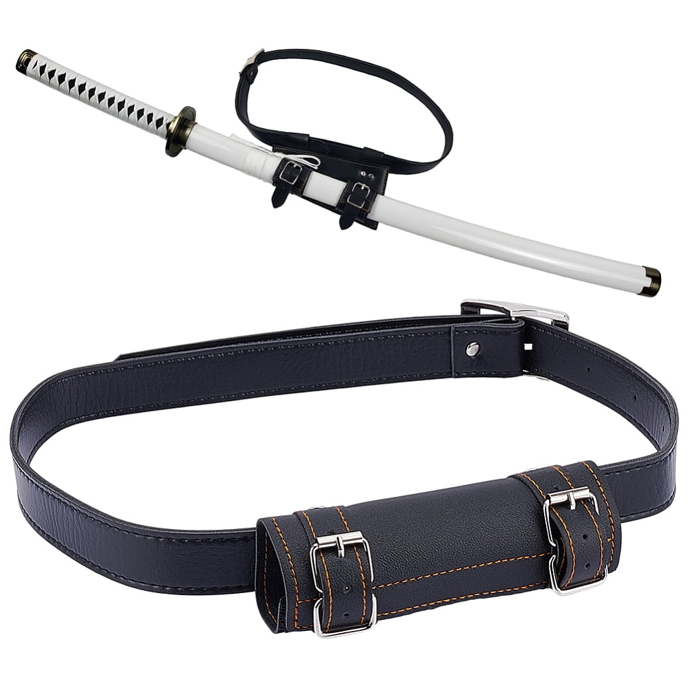 Sword Protection PU Leather with Alloy Waist Fencing Sheath Sword Storage Bag Sword ...