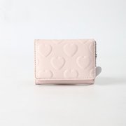 PU Money Bag Three Fold Card Holder New Mini Wallet for Women Student
