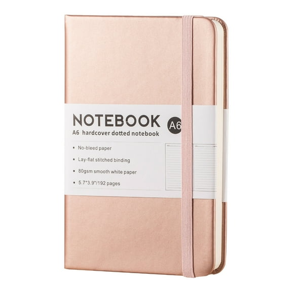 PU Notebook Business Notepad Journal with Elastic Strap Closure Pen Slot
