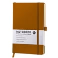 thumbnail image 1 of PU Notebook Business Notepad Journal with Elastic Strap Closure Pen Slot, 1 of 21