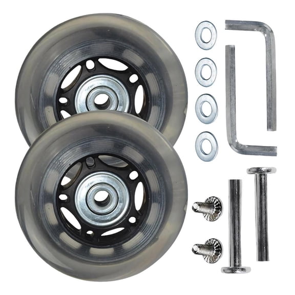 PU Roller Skate Wheels Suitcase Screw Replacement Wheels For Furniture And Inline Skate Repair Accessory Caster