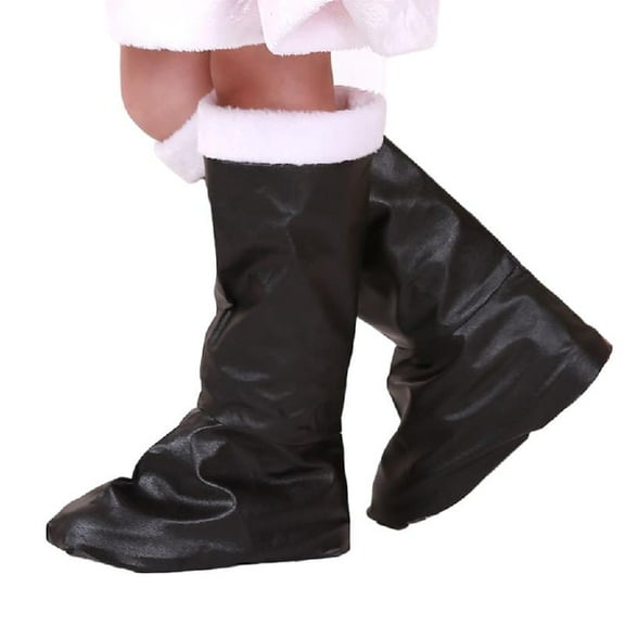 PU Santa Boots Christmas Footwear Accessories for Christmas Party