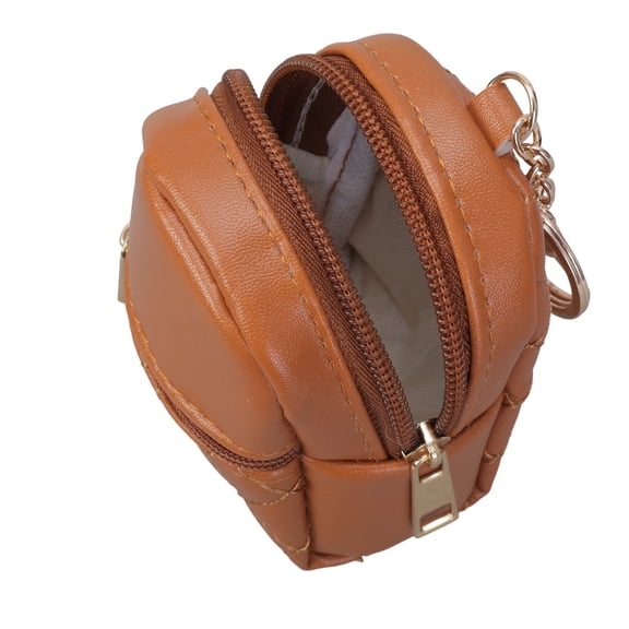 PU Small Pouches With Keychain Coin Purse Key Holder Fashionable Bag Accessory For Easy Organization Of Essential