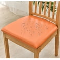 thumbnail image 1 of PU Waterproof Leather Square Pad Sets Of Stretch Chairs, 1 of 10