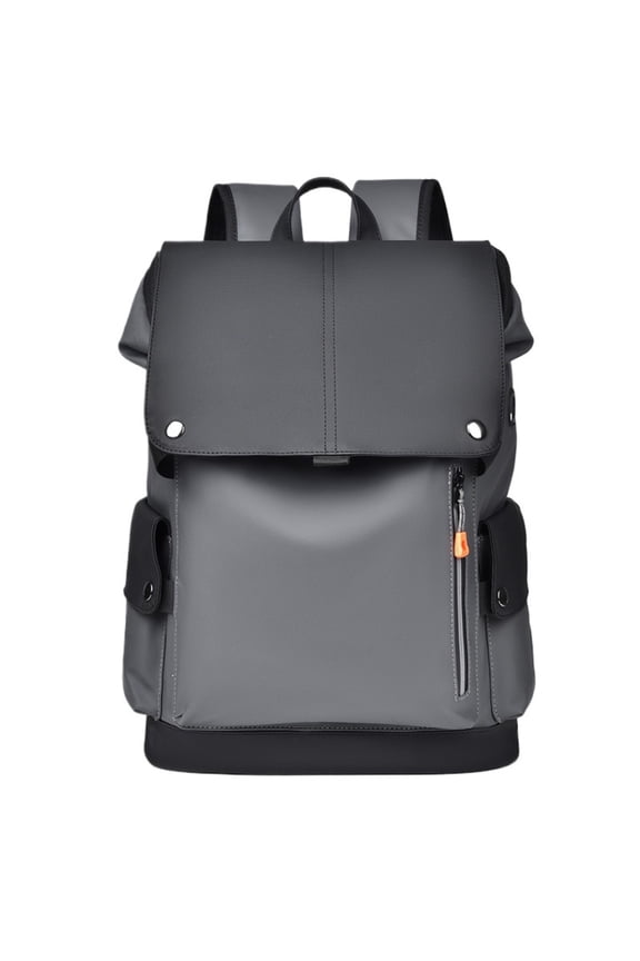 PU leather 16 inch laptop backpack, business office backpack, hiking and sports backpack